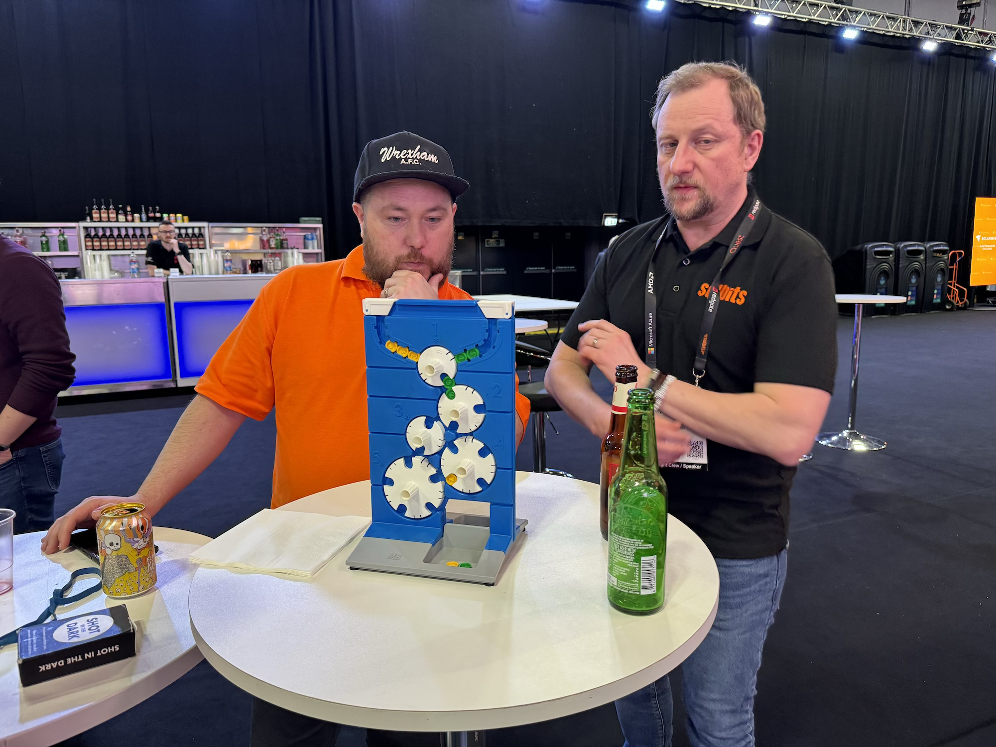 a picture of James Reeves and Andy Cutler wondering how they are going to be me and Daniel Thornton at Downfall