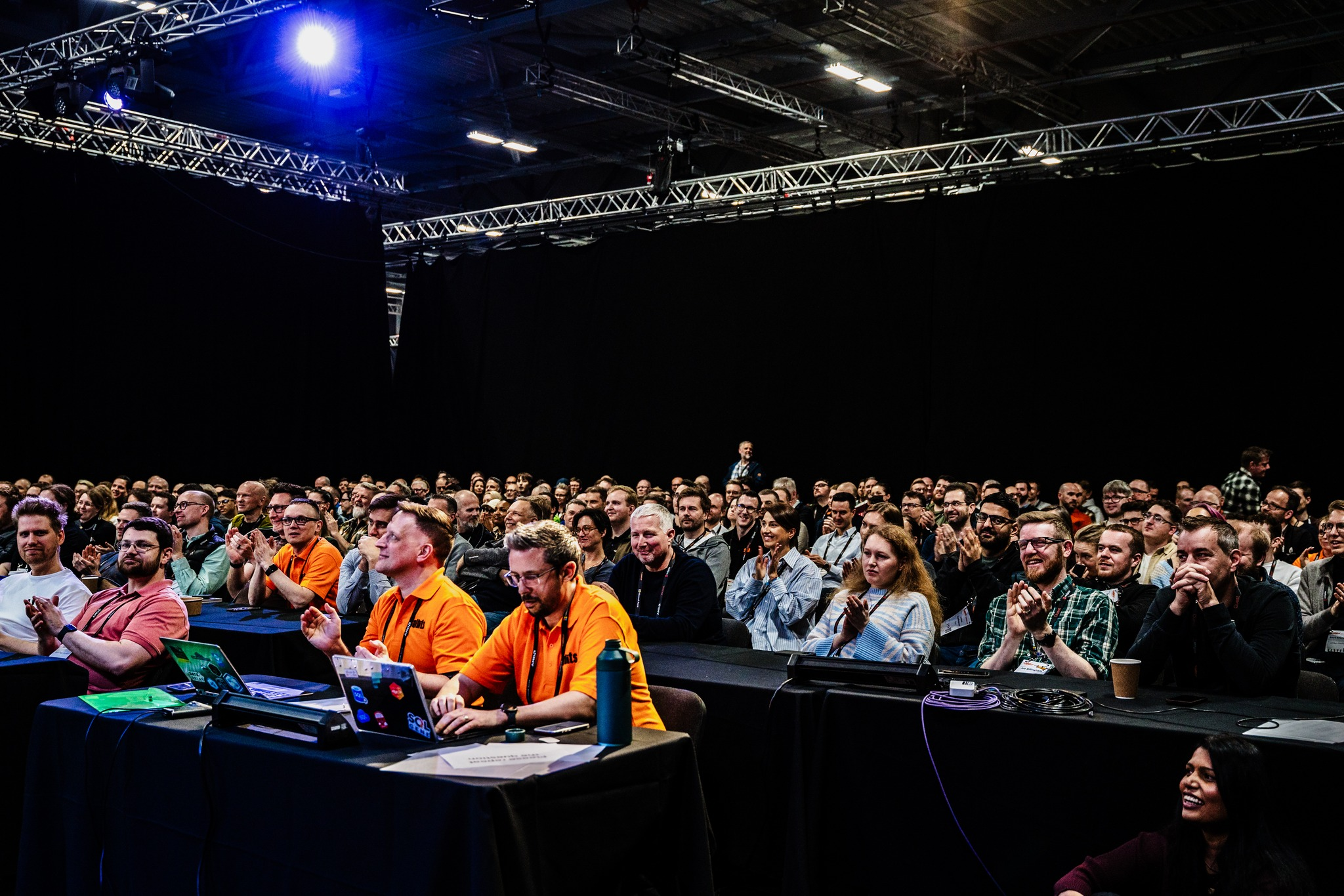 a picture of the power hour, almost 300 people sat in this room!