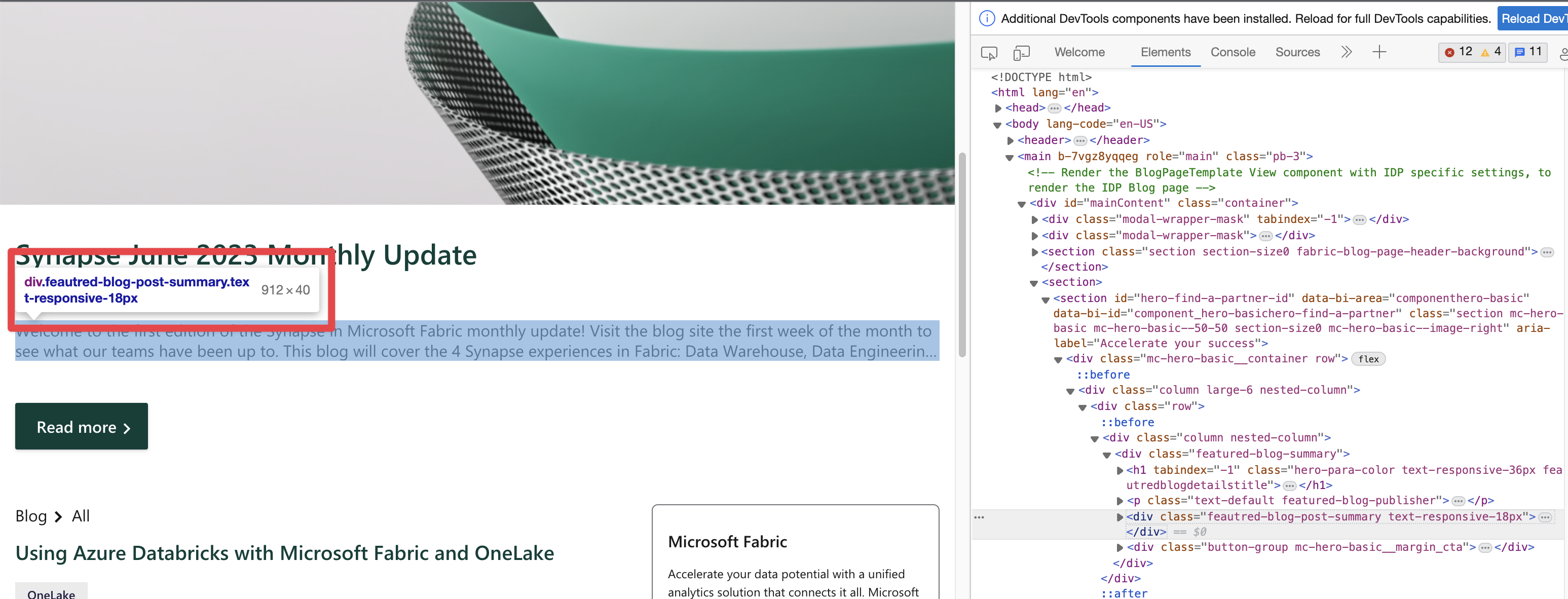 Image shows the final configuration, the results have returned the correct header and description