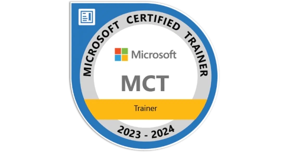 Microsoft Certified Trainer 2024