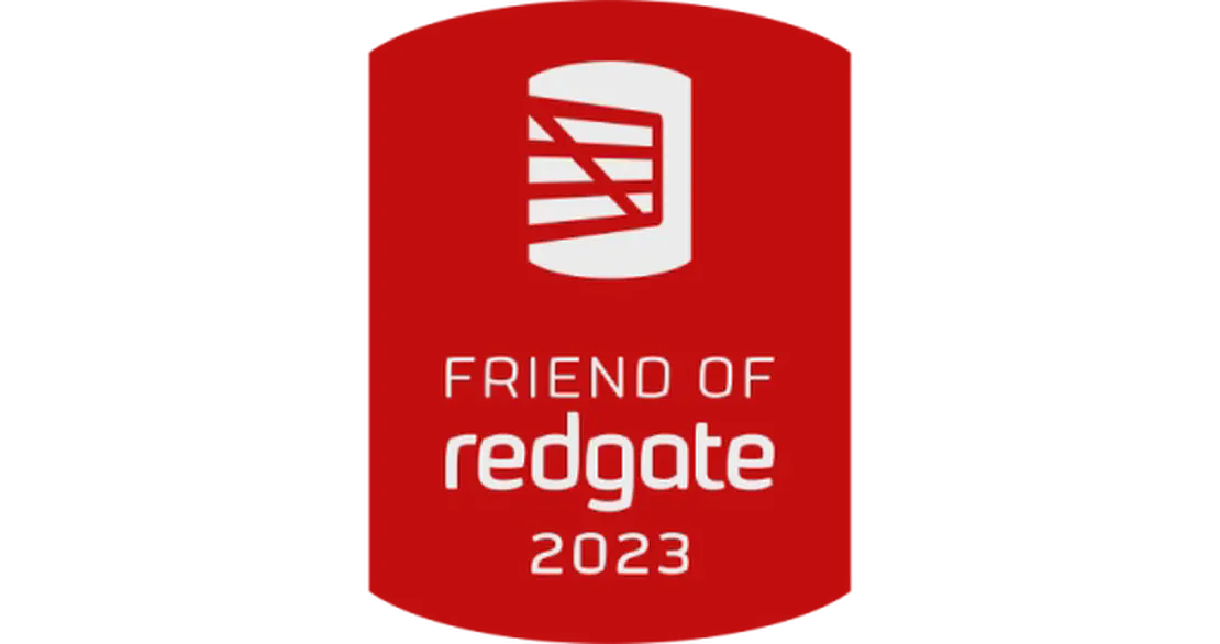 I am a friend of Redgate program for 2023